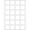 Daudzfunkciju uzlīmes HERMA 24x24 mm balts papīrs matēts 768 gab.