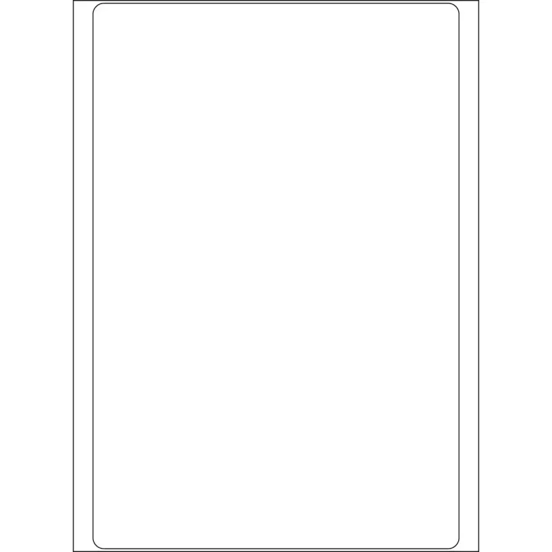 Daudzfunkciju uzlīmes HERMA 100x149 mm balts matēts papīrs rakstīšanai ar roku 32 gab.