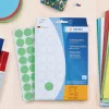 Daudzfunkciju uzlīmes HERMA 5632 apaļi dzelteni punktiņi 8 mm