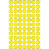 Universālas uzlīmes HERMA 2464 gab. apaļas dzeltenas 13 mm
