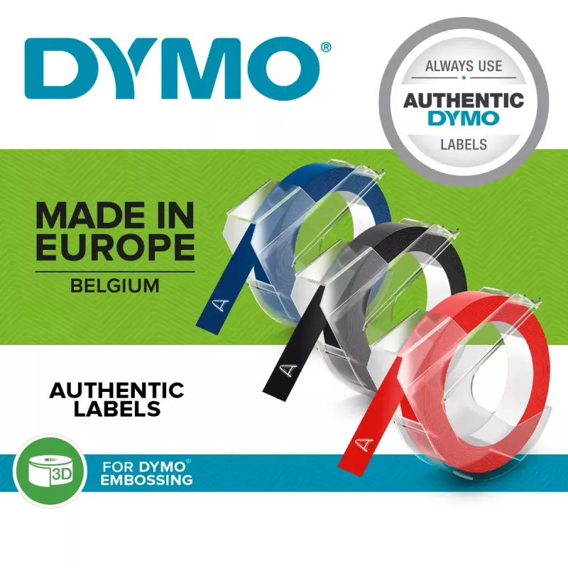 DYMO 3D etiķešu lentes etiķešu veidošanas lente