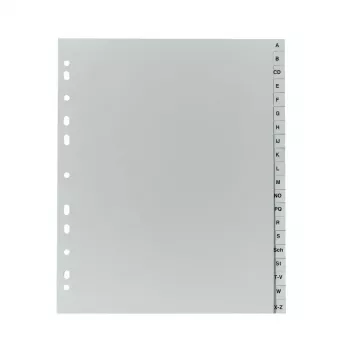 Tab index Herlitz 10901718 pelēks