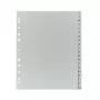 Tab index Herlitz 10901718 pelēks