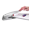 Rexel Odyssey lieljaudas skavotājs sudraba krāsā, 60 lapas, Sudraba, 6.5 cm, Augšējā, Paralēlā, 540 g
