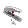 Rexel Odyssey lieljaudas skavotājs sudraba krāsā, 60 lapas, Sudraba, 6.5 cm, Augšējā, Paralēlā, 540 g