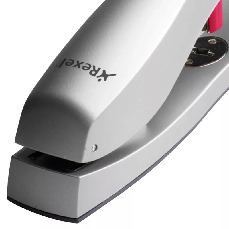 Rexel Odyssey lieljaudas skavotājs sudraba krāsā, 60 lapas, Sudraba, 6.5 cm, Augšējā, Paralēlā, 540 g
