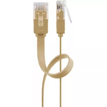 Tīkla kabelis Goobay 95882 Gaiši brūns 1.5m Cat6 U/UTP