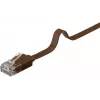 Goobay 95890 tīkla kabelis Brūns 1m Cat6 U/UTP