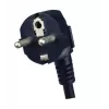 Tecline 19 collu PDU 12x IEC13 ligzdas alumīnija korpusā 1U, 3x 1,5 mm kabelis 2,5 m, RAL 9005 melna (808902)