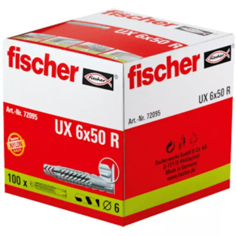 Fischer 72095 sienas dībelis