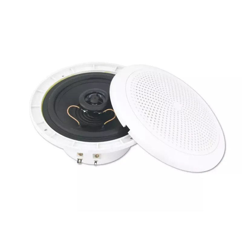 Divvirzienu skaļrunis Omnitronic 80710864 balts vadu savienojums 25 W