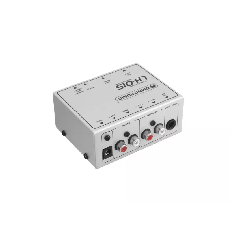 Mikseris Omnitronic LH-015 2 kanāli 20–20000 Hz Pelēks