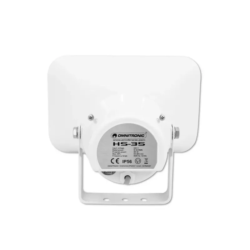 Skaļrunis Omnitronic 80710811 balts vadu 15 W