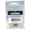 Intellinet Keystone ligzda, Cat6, UTP, iespiežama, dzeltena, plakana, dzeltena, RJ-45, sievišķā, 22/26, Cat6