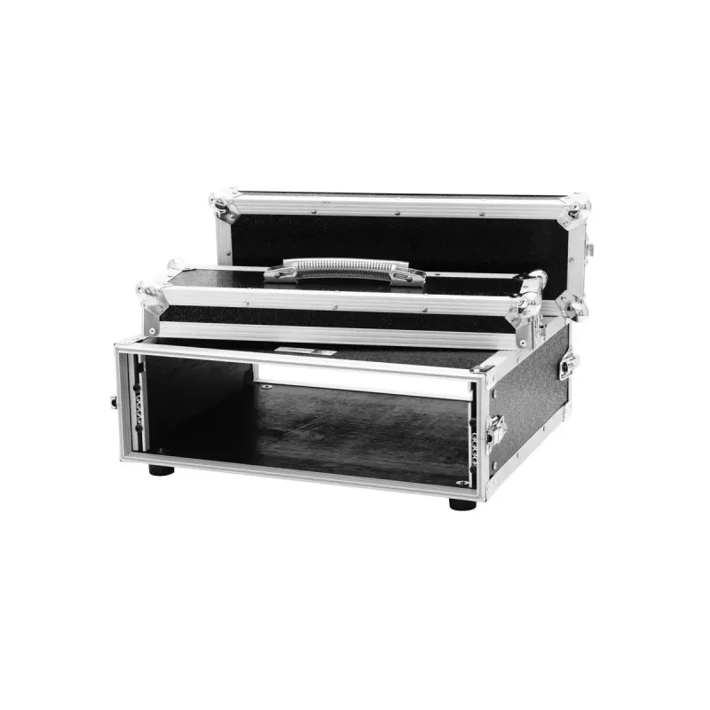 Flight case Roadinger 30107202 saplāksnis melns sudrabains 5,8 kg