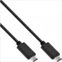 InLine USB 3.1 Tip C, 2m USB kabelis USB 3.2 Gen 2 (3.1 Gen 2) USB C Melns