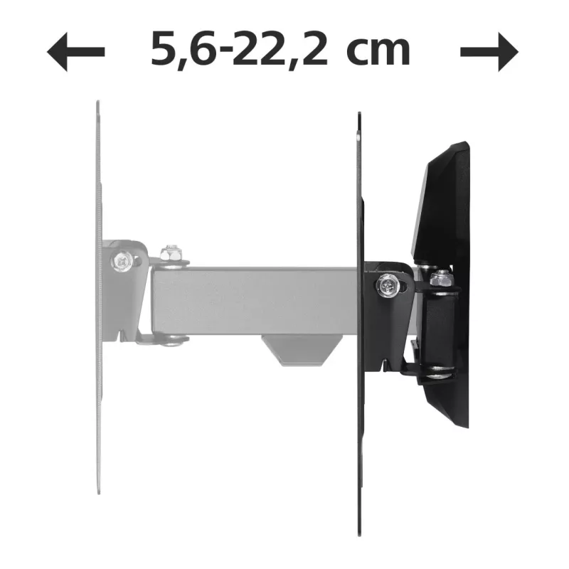 Hama 00118100 TV montāžas ierīce/statīvs 121.9 cm (48 collas) Melns