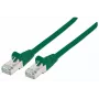 Intellinet tīkls komutācijas kabelis, Cat7 kabelis/Cat6A Plugs, 0.25m, zaļa, Copper, S/FTP, LSOH / LSZH, PVC, RJ45, Gold Plated Contacts, Snagless, Booted, Lifetime Warranty