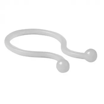 ACT savīšanas kabeļu saite 28 mm, caurspīdīga, Twist cable tie, neilons, caurspīdīga, 2,8 cm, V2, 100 gab.