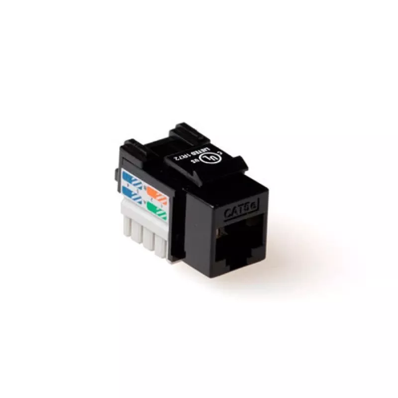 ACT CAT6A Keystone Jack neekranēts punch-down balts