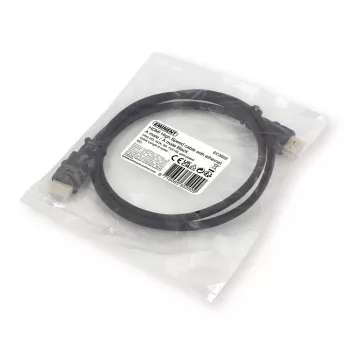 Ewent EC3902 HDMI kabelis 2 m HDMI Type A (Standard) Melns