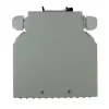 ACT DIN sliedes optiskās šķiedras termināļa kaste, neuzpildīta, 12 porti, šķiedra, ziloņkaula, 130 mm, 130 mm, 45,3 mm, kaste