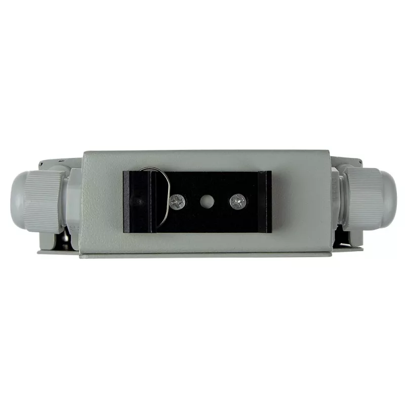 ACT DIN sliedes optiskās šķiedras termināļa kaste, neuzpildīta, 12 porti, šķiedra, ziloņkaula, 130 mm, 130 mm, 45,3 mm, kaste