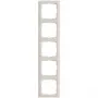 Legrand rāmis 5-vietīgs modulārajiem slēdžiem un rozetēm, modelis 776005, krāsa mandelweiß