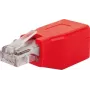 RJ-45 savienotājs Schwaiger CKR01 531 sarkans