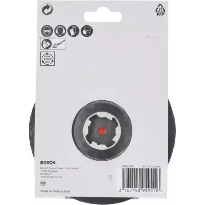 Bosch 2 608 601 721 leņķa slīpmašīnas piederums pamatnes paliktnis