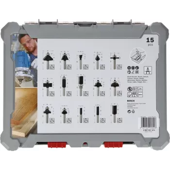 Bosch 2607017473 Uzgaļu komplekts 15 gab.