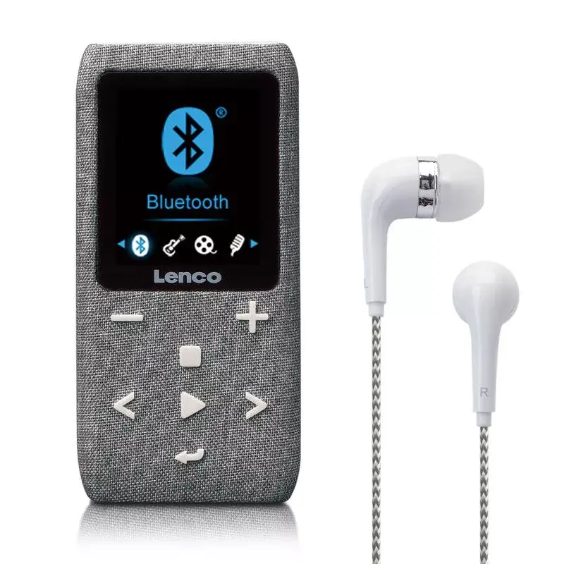 MP4 atskaņotājs Lenco Xemio-861 8 GB pelēks USB 3.2 FM radio