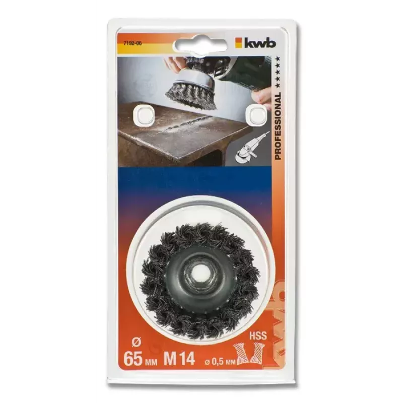 Kausa suka KWB 719206 Stiepļu ritenis 6,6 cm
