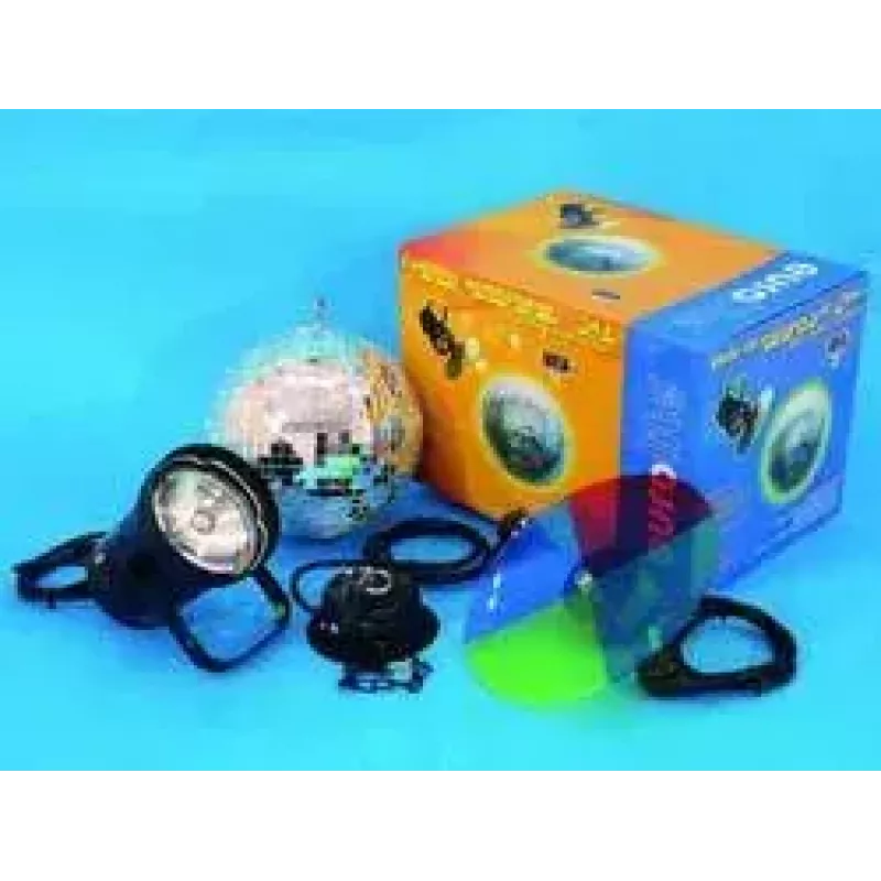 Spoguļumbumbas komplekts 20cm Eurolite Daudzkrāsu 30W 230V