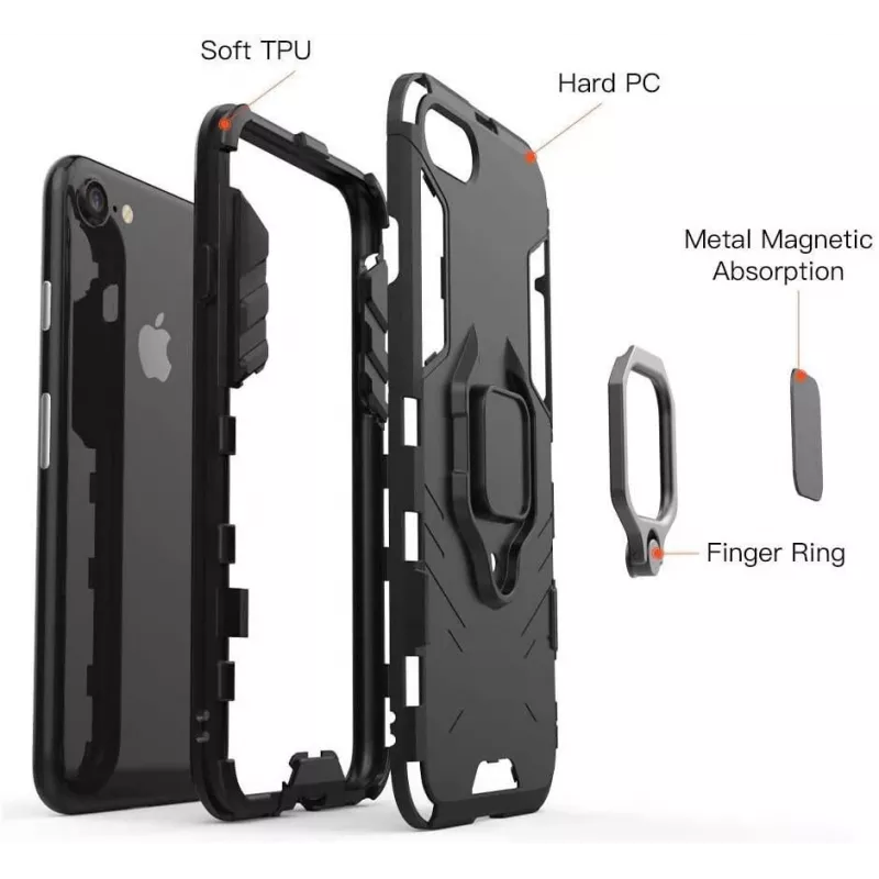 CoreParts MOBX-COV-JL-11 mobilā tālruņa maciņš 15,5 cm (6,1 collas) Vāciņš Melns