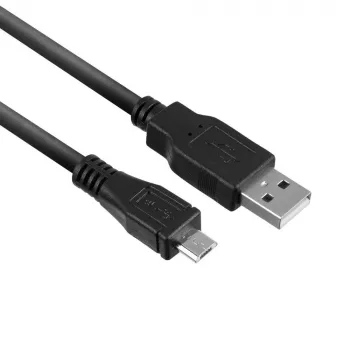 ACT USB 2.0 uzlādes/datu kabelis A tēviņš - micro B tēviņš 1 metrs