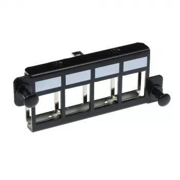 ACT Adapterplate for 4 x keystone FTP, Adapteris, Melns, 1 gab.