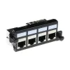 ACT Adapterplate for 4 x keystone FTP, Adapteris, Melns, 1 gab.