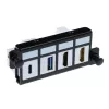 ACT Adapterplate for 4 x keystone FTP, Adapteris, Melns, 1 gab.