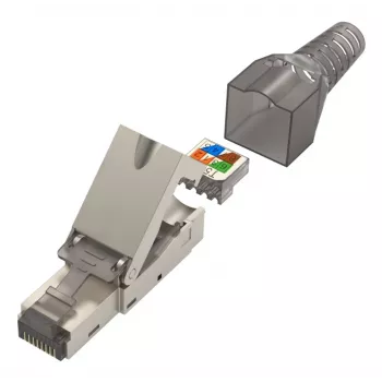 Hama 00300027 tīkla kabelis pelēks, sudrabains Cat6a