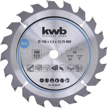 KWB 584157 ripzāģa asmens 18,4 cm skaidu plātnēm, cietkokam, plastmasai, mīkstkokam
