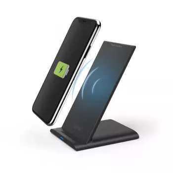 Hama QI-FC10S Smartphone Melns USB Wireless charging Fast charging Indoor