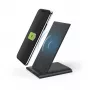 Hama QI-FC10S Smartphone Melns USB Wireless charging Fast charging Indoor