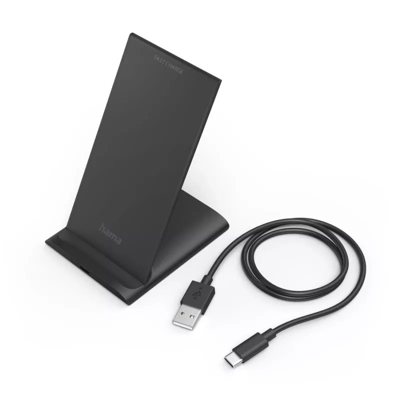 Hama QI-FC10S Smartphone Melns USB Wireless charging Fast charging Indoor