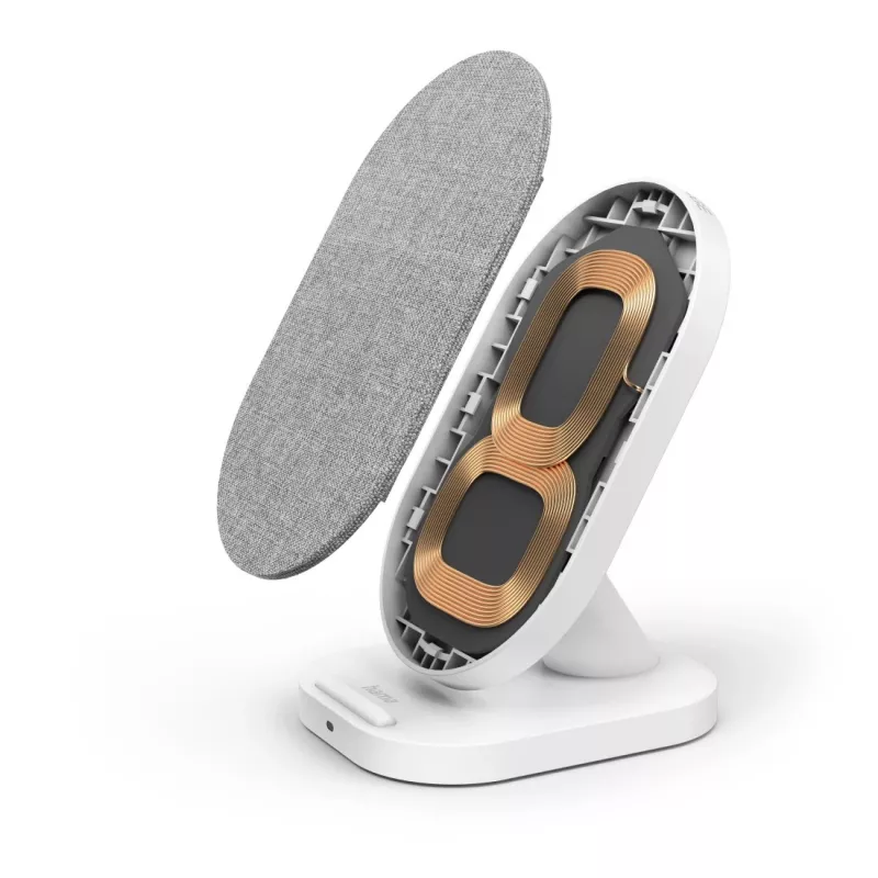Hama QI-FC10S-Fab Smartphone balta USB Wireless charging Fast charging Indoor