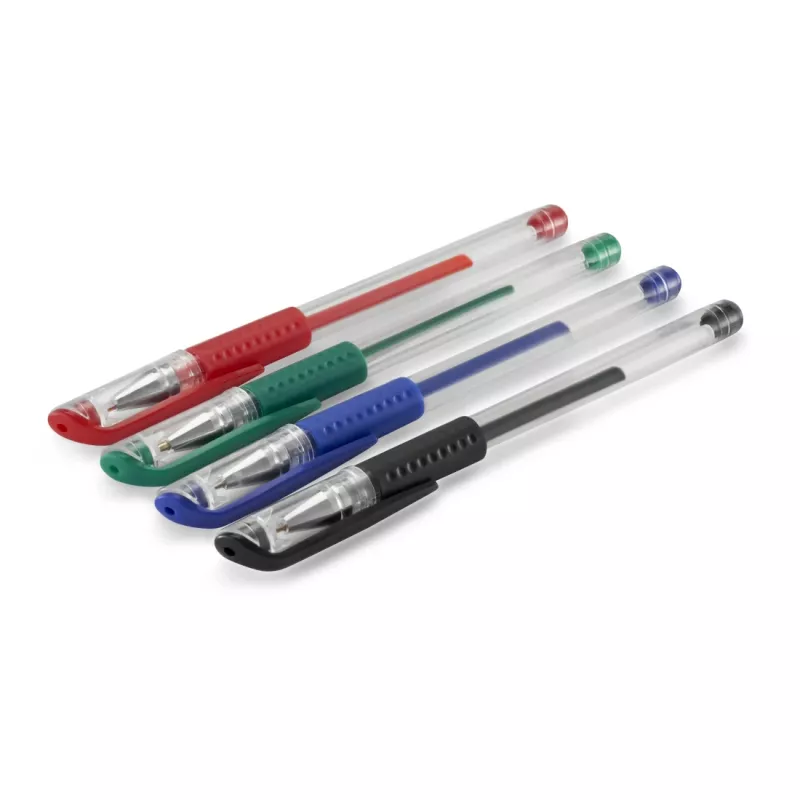 Hama Basic Capped gel pen Melns, Blue, zaļa, Red 4 gab.