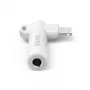 Hama 00201700 kabeļa savienotāja adapteris 3,5 mm Lightning balts