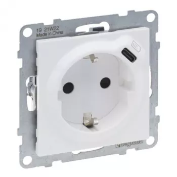 Legrand 765126 kontaktligzda F tips Balta
