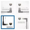 ACT Melns 2 meters U/UTP CAT6A LSZH Slimline komutācijas kabelis with RJ45 DC4902