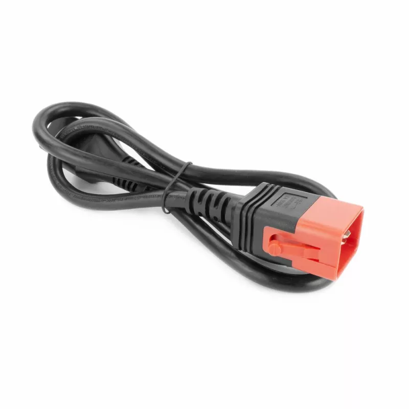 ACT Powercord C19 IEC Lock - C20 IEC Lock Dual Locking melns 3 m, PC3640